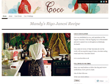 Tablet Screenshot of cocochocolate.wordpress.com