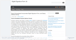 Desktop Screenshot of digitalsignatureform16.wordpress.com