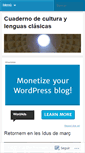 Mobile Screenshot of cuadernodelatin.wordpress.com