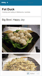 Mobile Screenshot of fatduck.wordpress.com