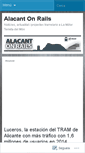 Mobile Screenshot of alacantonrails.wordpress.com