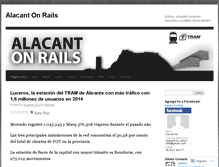 Tablet Screenshot of alacantonrails.wordpress.com