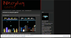 Desktop Screenshot of nessylum.wordpress.com