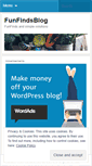 Mobile Screenshot of funfindsblog.wordpress.com