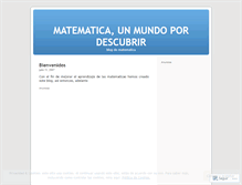 Tablet Screenshot of matematico.wordpress.com