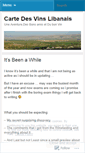 Mobile Screenshot of cartedesvinslibanais.wordpress.com