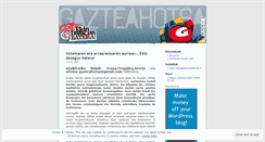 Desktop Screenshot of gazteahotsa.wordpress.com