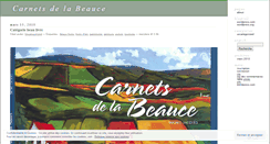 Desktop Screenshot of carnetsdelabeauce.wordpress.com