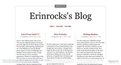 Desktop Screenshot of erinrocks.wordpress.com