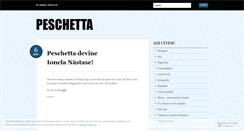 Desktop Screenshot of peschetta.wordpress.com