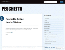Tablet Screenshot of peschetta.wordpress.com