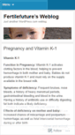 Mobile Screenshot of fertilefuture.wordpress.com