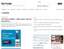 Tablet Screenshot of derfootix.wordpress.com