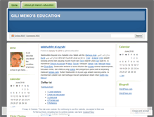 Tablet Screenshot of gilimenoeducation.wordpress.com