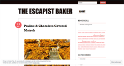 Desktop Screenshot of escapistbaker.wordpress.com