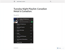 Tablet Screenshot of bastardlogic.wordpress.com