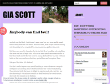 Tablet Screenshot of giascott.wordpress.com