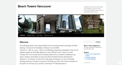 Desktop Screenshot of beachtowers.wordpress.com