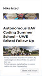 Mobile Screenshot of mikeisted.wordpress.com