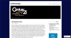 Desktop Screenshot of c21firstrealty.wordpress.com