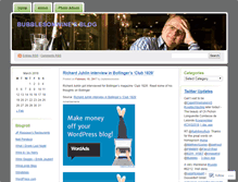 Tablet Screenshot of bubblesonwine.wordpress.com