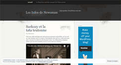Desktop Screenshot of lesinfosdenewsman.wordpress.com