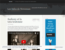 Tablet Screenshot of lesinfosdenewsman.wordpress.com