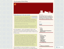 Tablet Screenshot of amazingschool.wordpress.com
