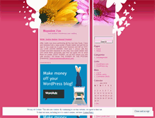 Tablet Screenshot of magaziine.wordpress.com