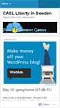 Mobile Screenshot of caslinsweden.wordpress.com