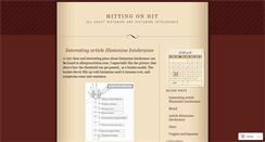 Desktop Screenshot of histamino.wordpress.com