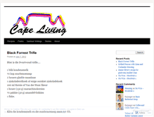 Tablet Screenshot of capeliving.wordpress.com