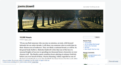 Desktop Screenshot of joemcdowell.wordpress.com