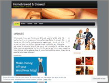Tablet Screenshot of homebrewedandstewed.wordpress.com