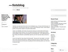 Tablet Screenshot of fistsblog.wordpress.com