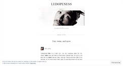 Desktop Screenshot of ledopeness.wordpress.com