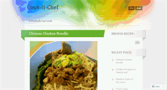 Desktop Screenshot of cookitchef.wordpress.com