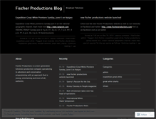 Tablet Screenshot of fischerproductions.wordpress.com