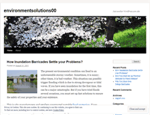 Tablet Screenshot of environmentsolutions00.wordpress.com