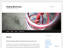 Tablet Screenshot of datingmommies.wordpress.com