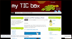 Desktop Screenshot of myticbox.wordpress.com