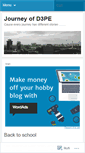 Mobile Screenshot of d3pe.wordpress.com