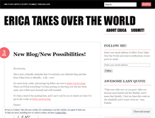 Tablet Screenshot of ericatakesovertheworld.wordpress.com