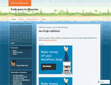 Tablet Screenshot of clubdemascotas.wordpress.com