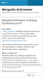 Mobile Screenshot of margaritafitness.wordpress.com