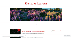 Desktop Screenshot of everydayreason.wordpress.com