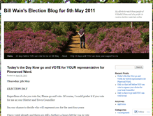 Tablet Screenshot of billwain.wordpress.com