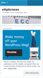 Mobile Screenshot of ellipticnews.wordpress.com