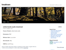 Tablet Screenshot of losakoan.wordpress.com