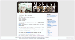 Desktop Screenshot of mokonanoblog.wordpress.com